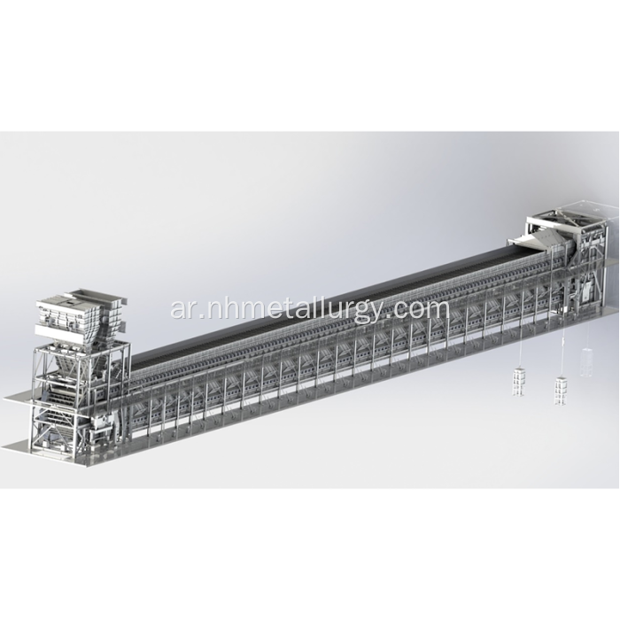 آلة الحزام الناقل الصناعي نوع تلبيد